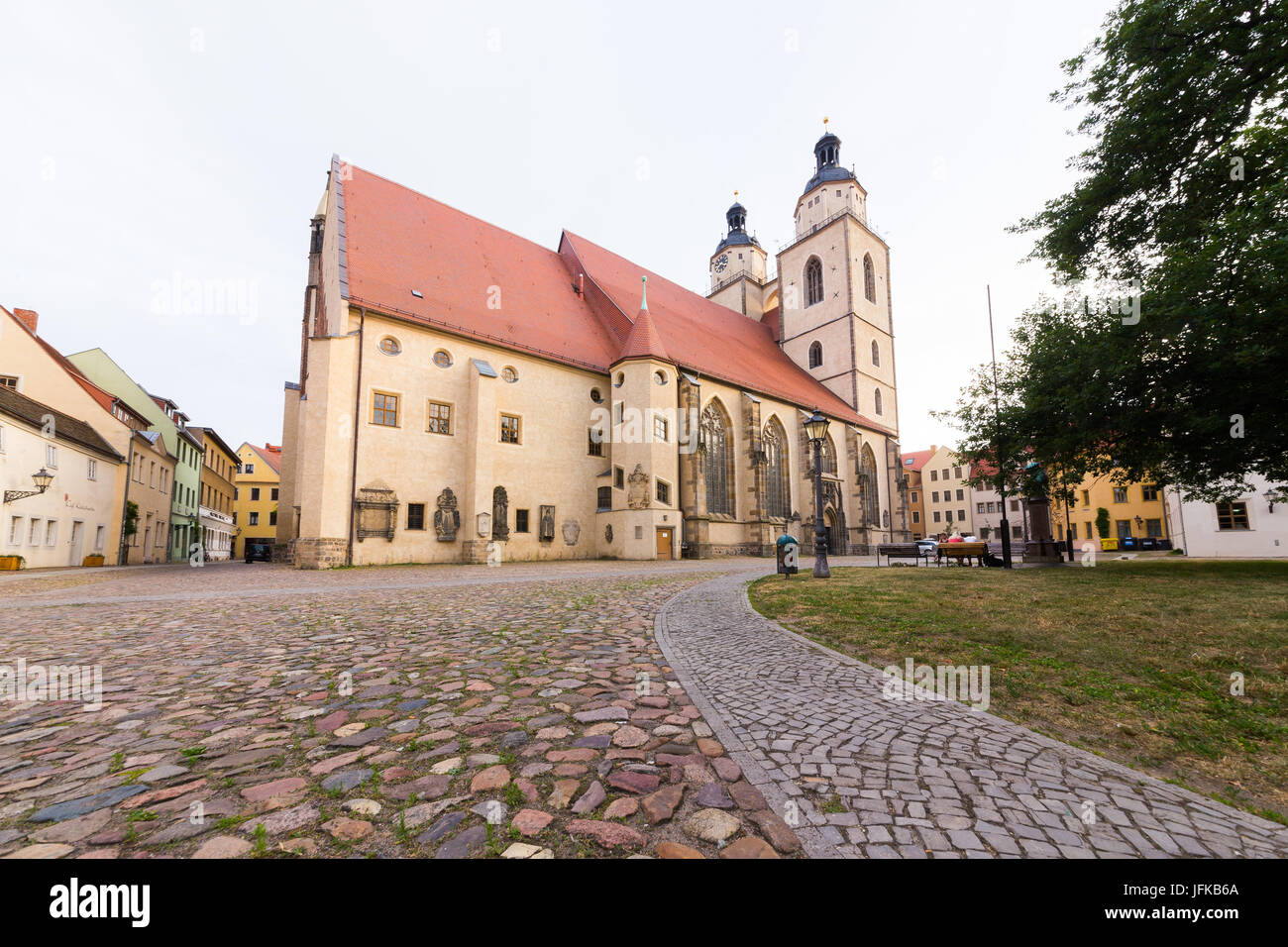 Wittenberger Marien St. Foto de stock