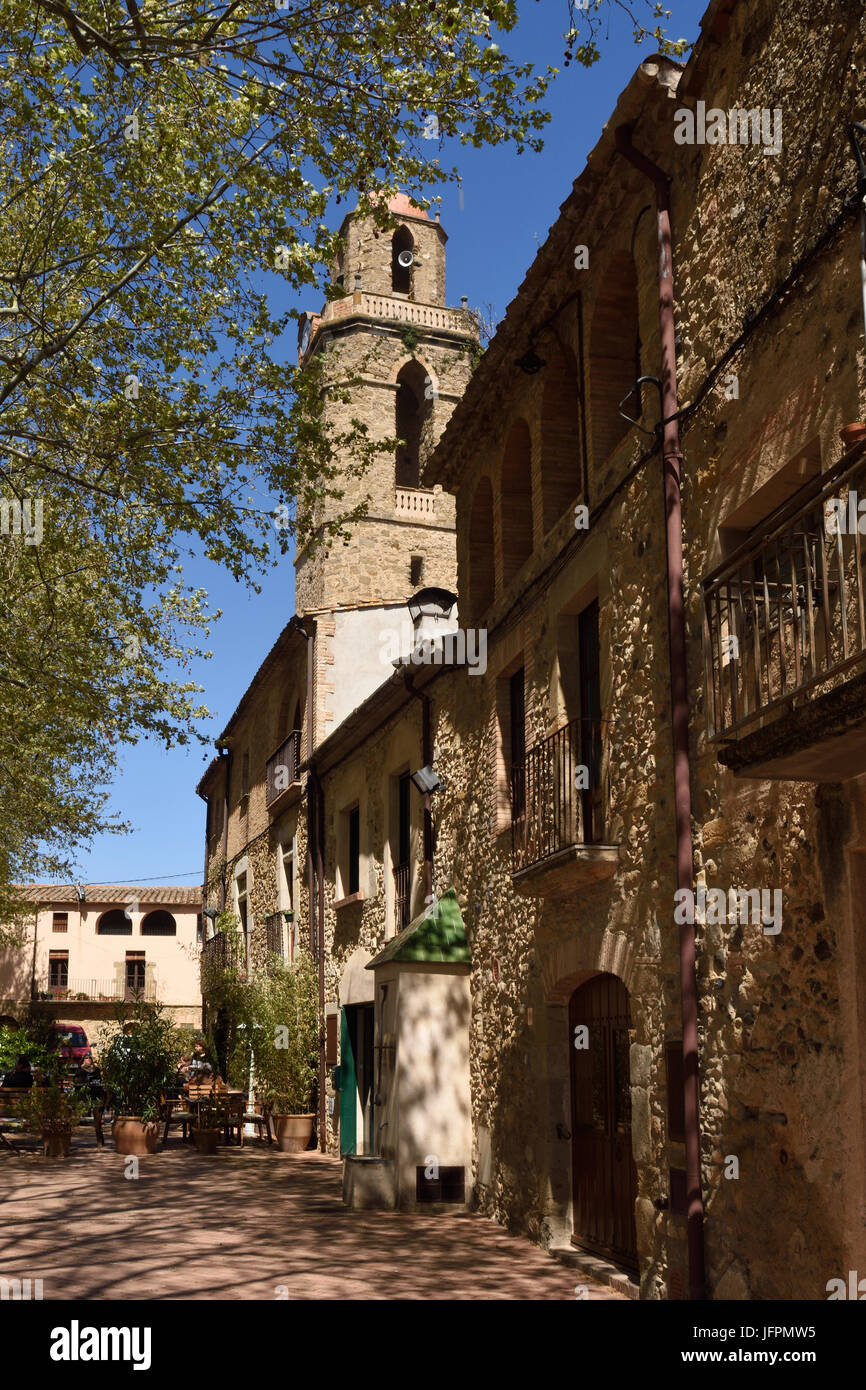 Aldea de Corça, Baix Emporda, Girona provincia; Cataluña; España Foto de stock