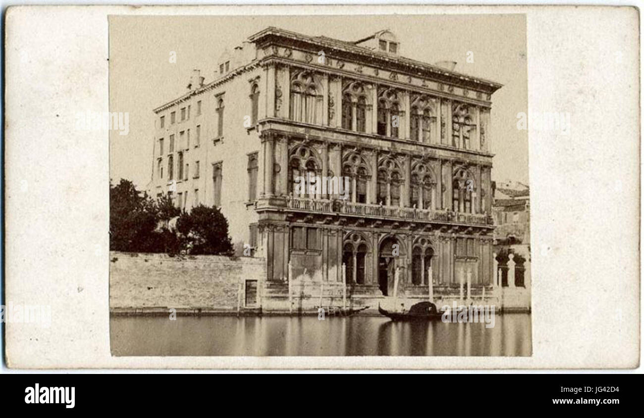 Carlo Naya 281816-188 9 - Venezia - Palazzo Vendramin 1870 1 Foto de stock