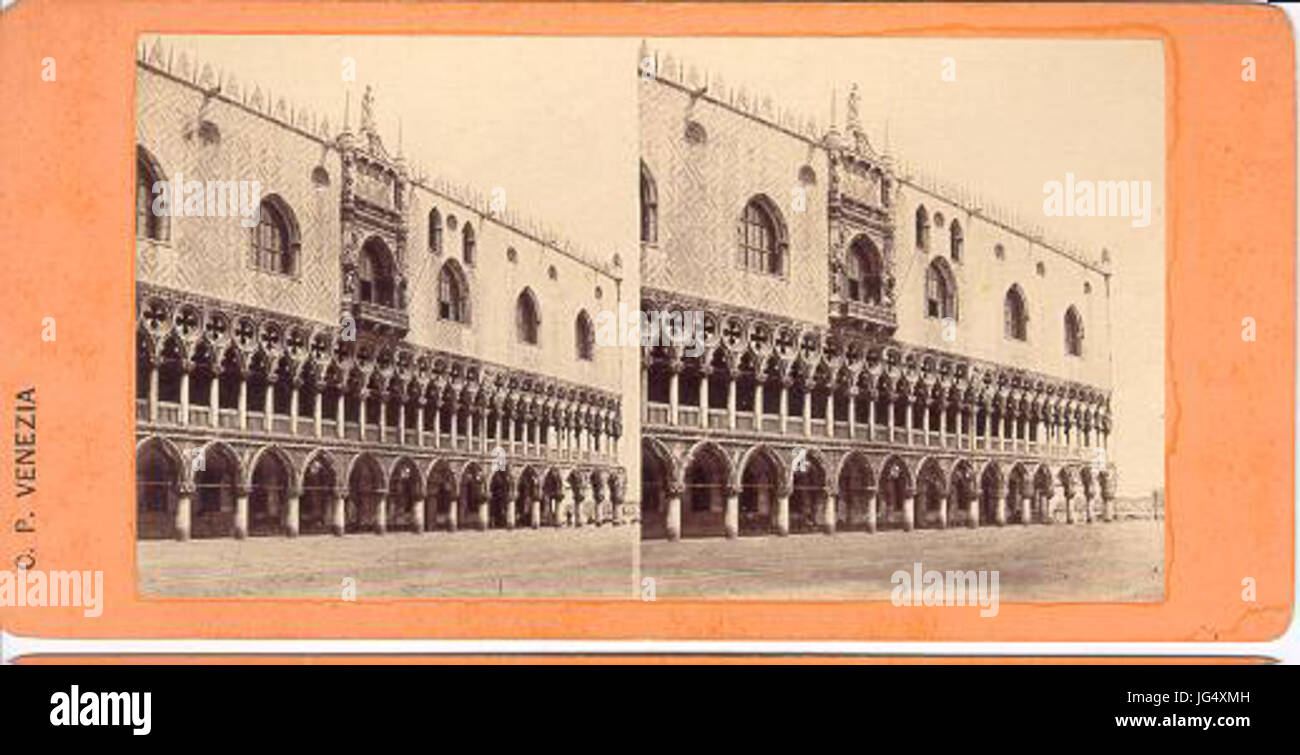 Carlo Ponti 28ca. 1823-189329 - Venezia - Palazzo Ducale - 1 Foto de stock