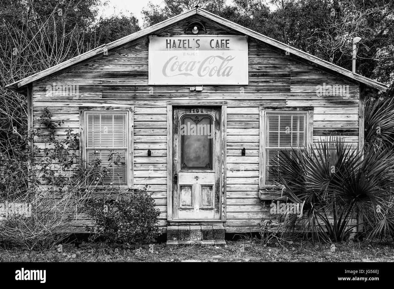 Hazel's Cafe, St. Simons Island, Georgia, EE.UU. Foto de stock