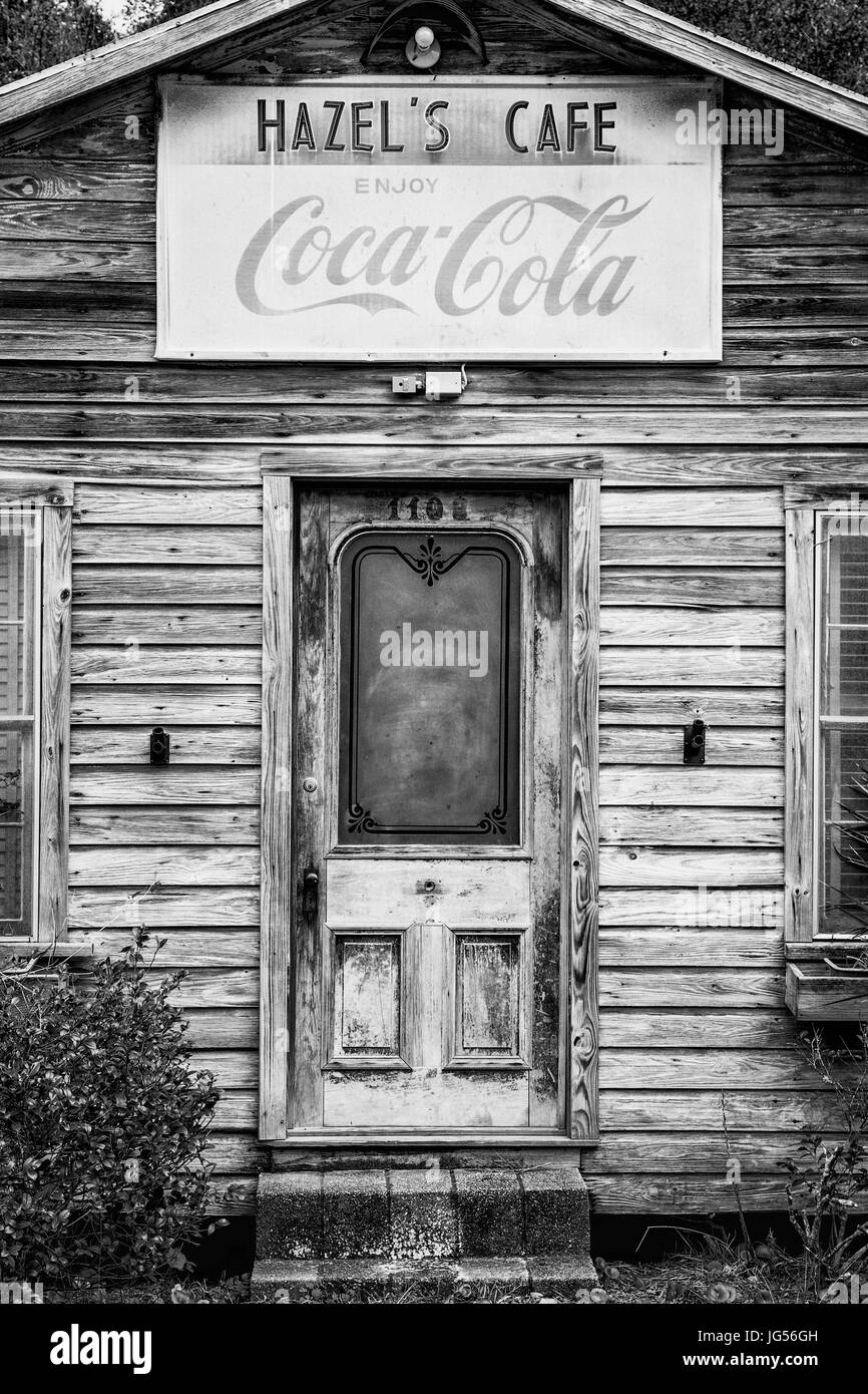 Hazel's Cafe, St. Simons Island, Georgia, EE.UU. Foto de stock