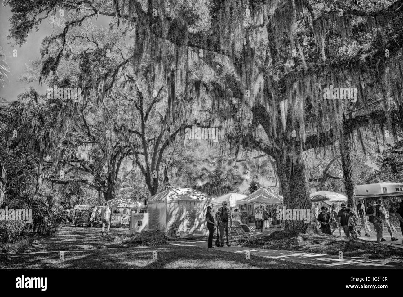 Festival de Arte de primavera en Gainesville, la Florida. Foto de stock