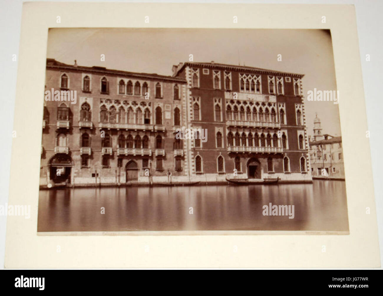 Giorgio Sommer - N 281834-191429. 3532. Palazzo Venezia Foscari Foto de stock
