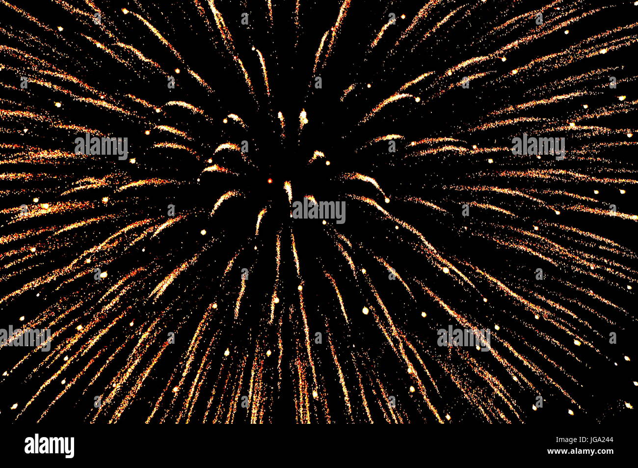 Brillantes antecedentes de Fireworks Foto de stock