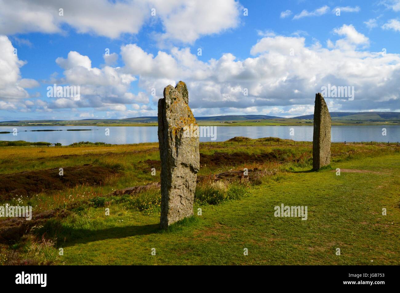 Anillo de Brodgar Foto de stock