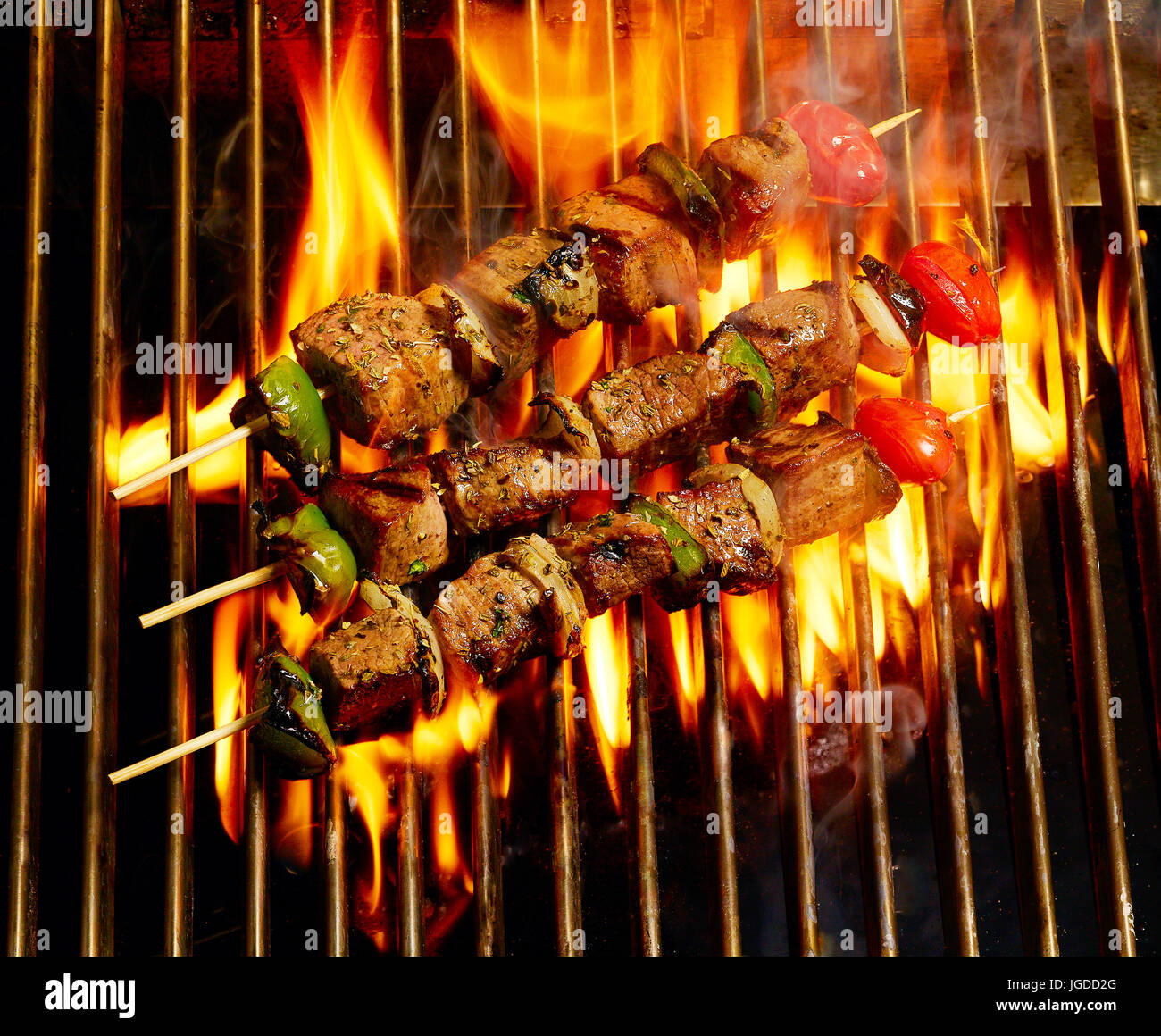 shish kebab Foto de stock