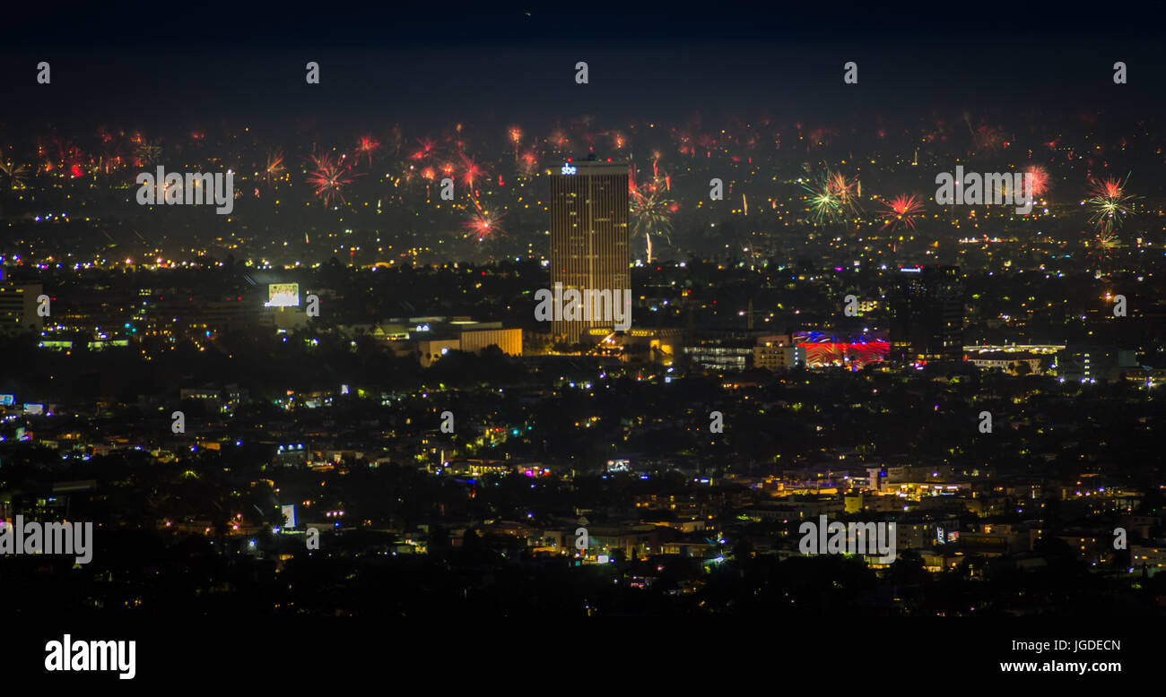4 de julio de 2017 Los Angeles Foto de stock