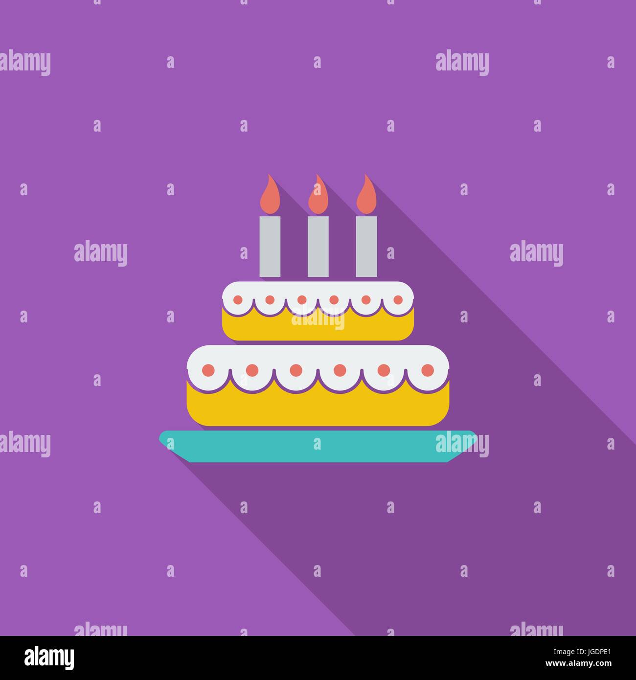 Ilustración de Vela Para Icono Color 1 Año Elemento De Icono De Fiesta De  Cumpleaños Para Aplicaciones Web Y Concepto Color Vela Para Icono De 1 Año  Se Puede Utilizar Para Web