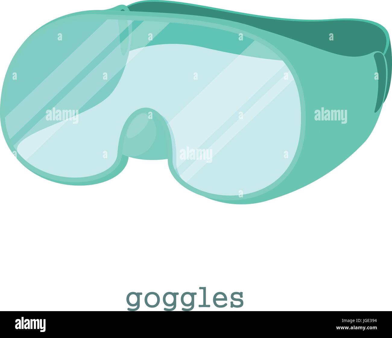 Icono de gafas de laboratorio, estilo de dibujos animados Imagen Vector de  stock - Alamy