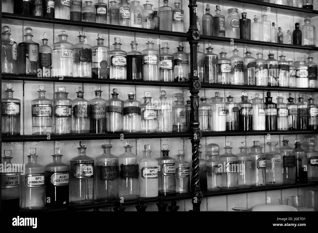 Farmacia victoriano Foto de stock