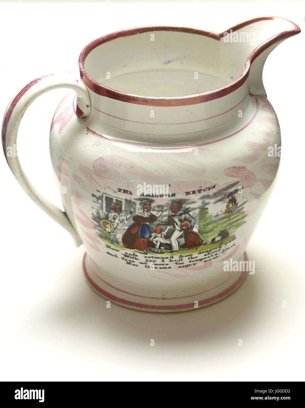 Close-up de 'Volver' ailors jarra de antigüedades Foto de stock