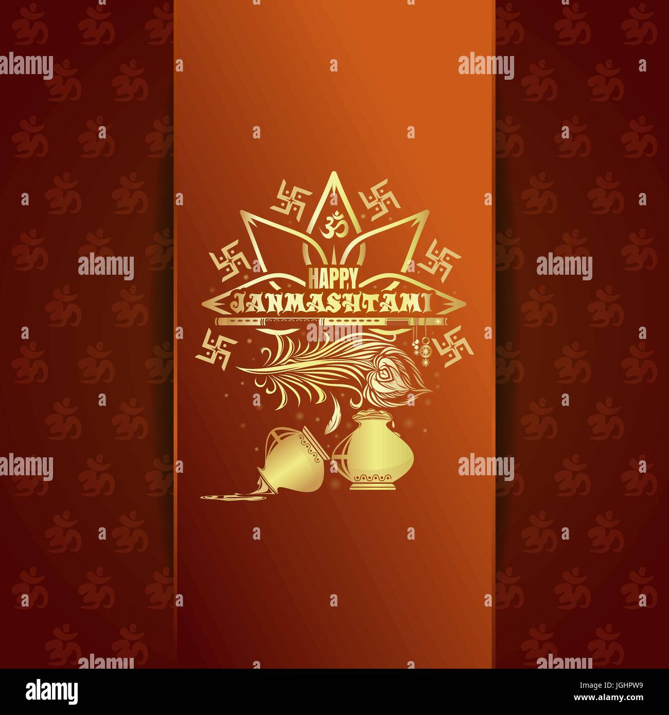 Celebra el nacimiento de krishna Imágenes vectoriales de stock Alamy