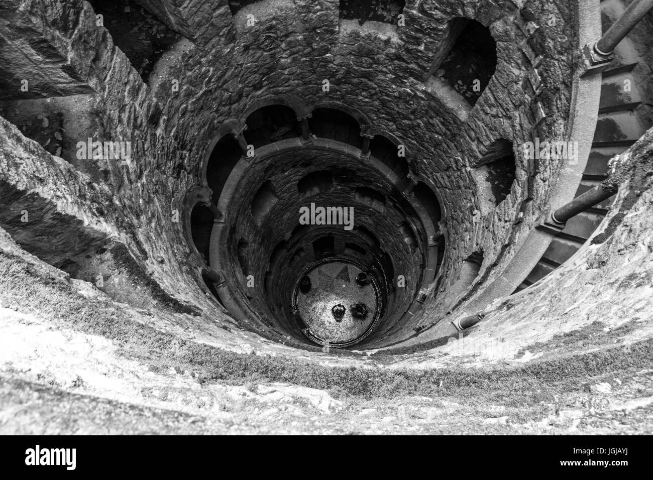 Quinta da Regaleira es un Patrimonio de la Humanidad por la UNESCO en el marco del "Paisaje Cultural de Sintra" (Portugal) Foto de stock