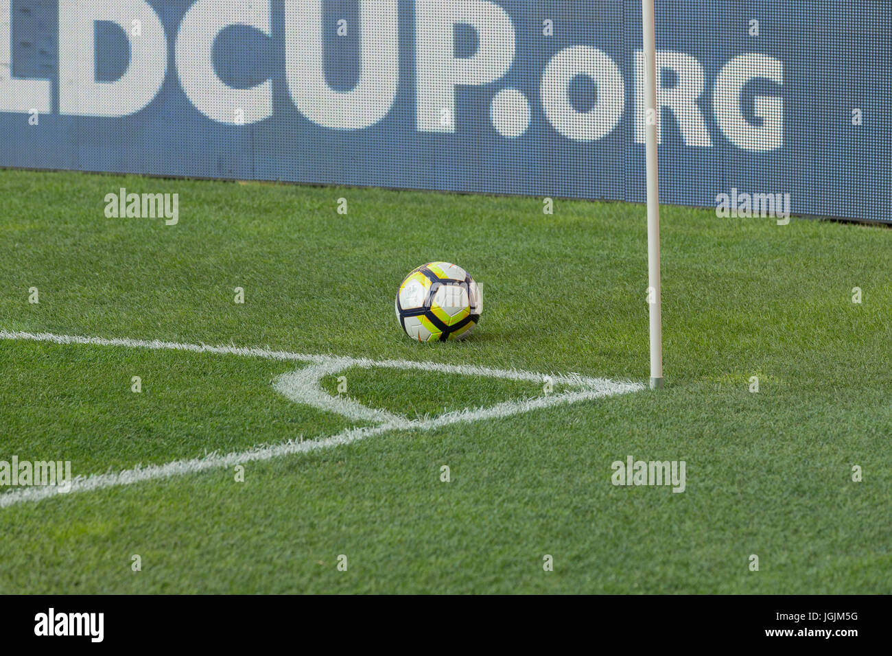 Harrison, Estados Unidos. 07 de julio, 2017. Nike balón oficial de la Copa  de Oro CONCACAF