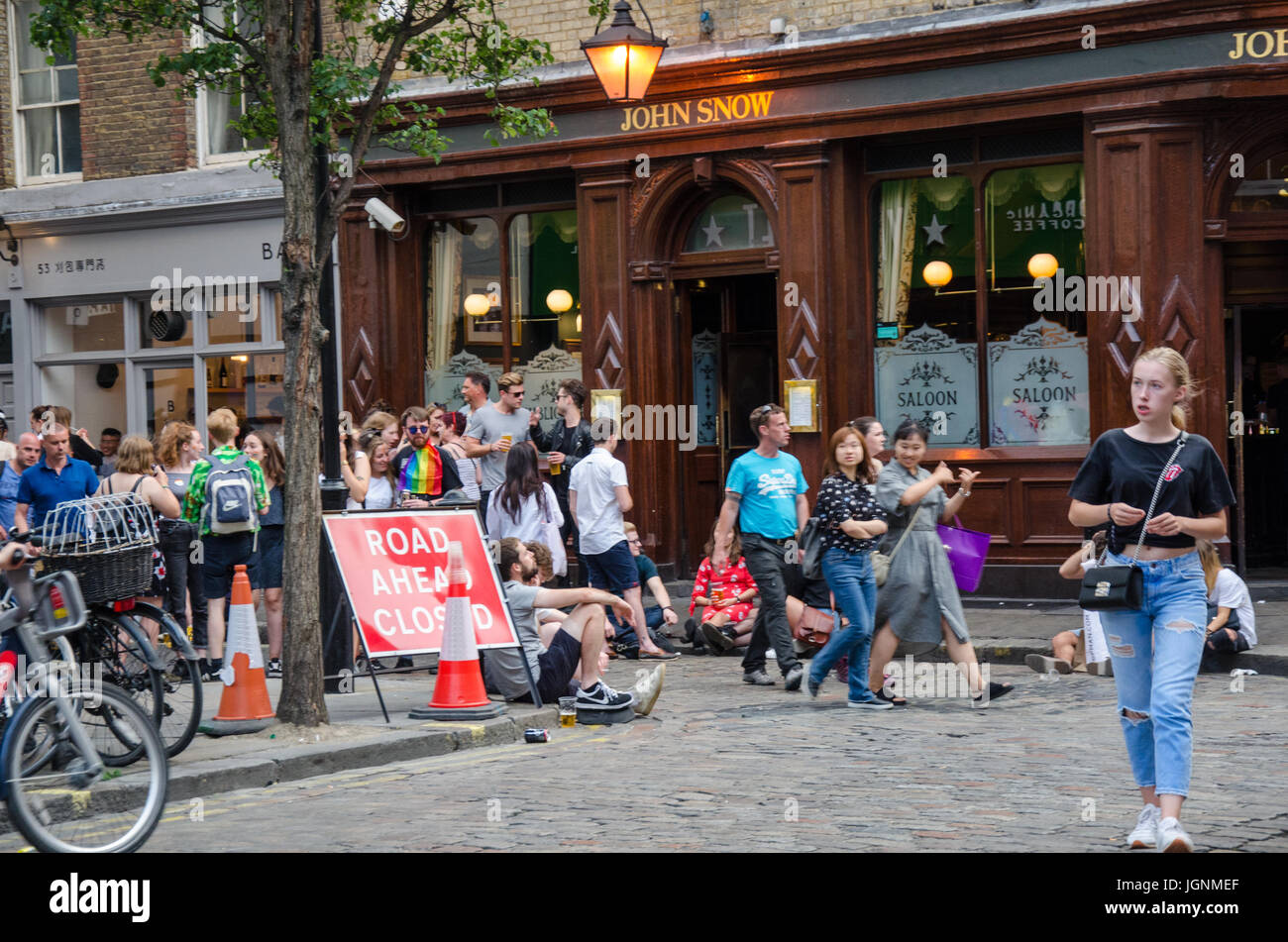 Londres, Reino Unido. 8 de julio, 2017. En Londres fue un orgullo calebration por la comunidad LBGT. Mateo Ashmore/Alamy Live News Foto de stock