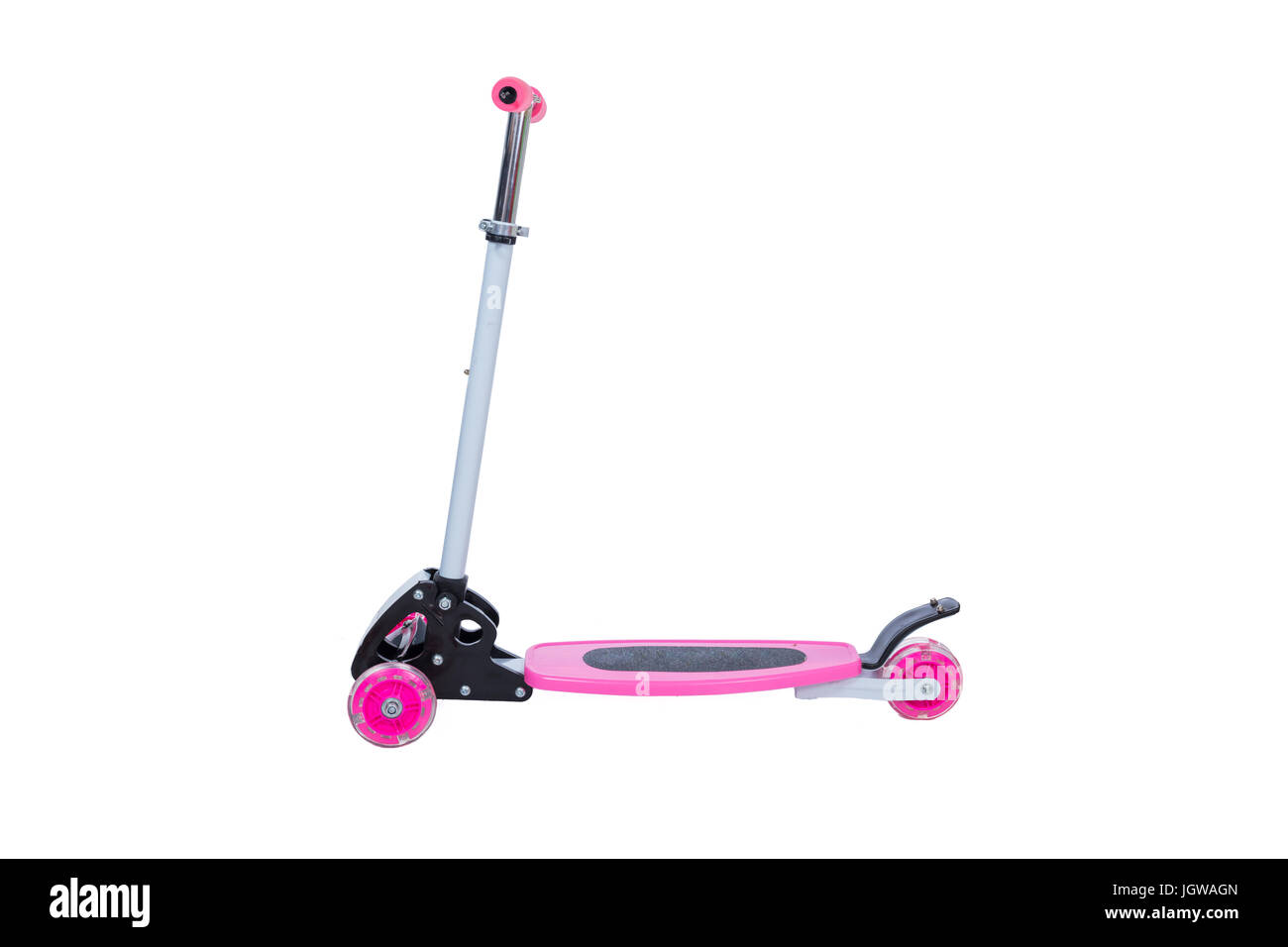 Scooter rosa de juguete para aislados fondo blanco Fotografía de - Alamy