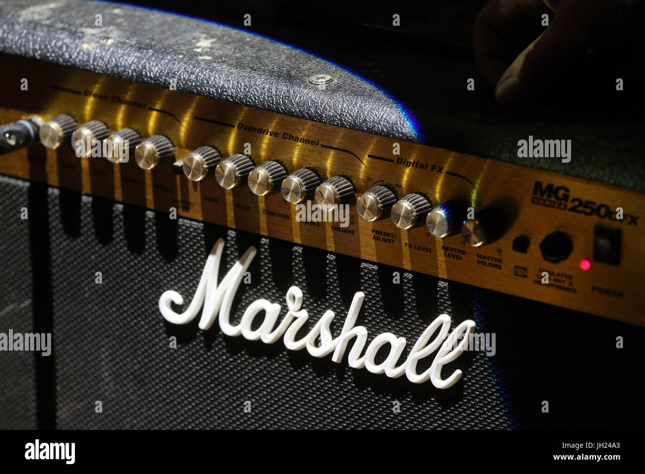 Amplificador de Guitarra Marshall. Francia. Foto de stock