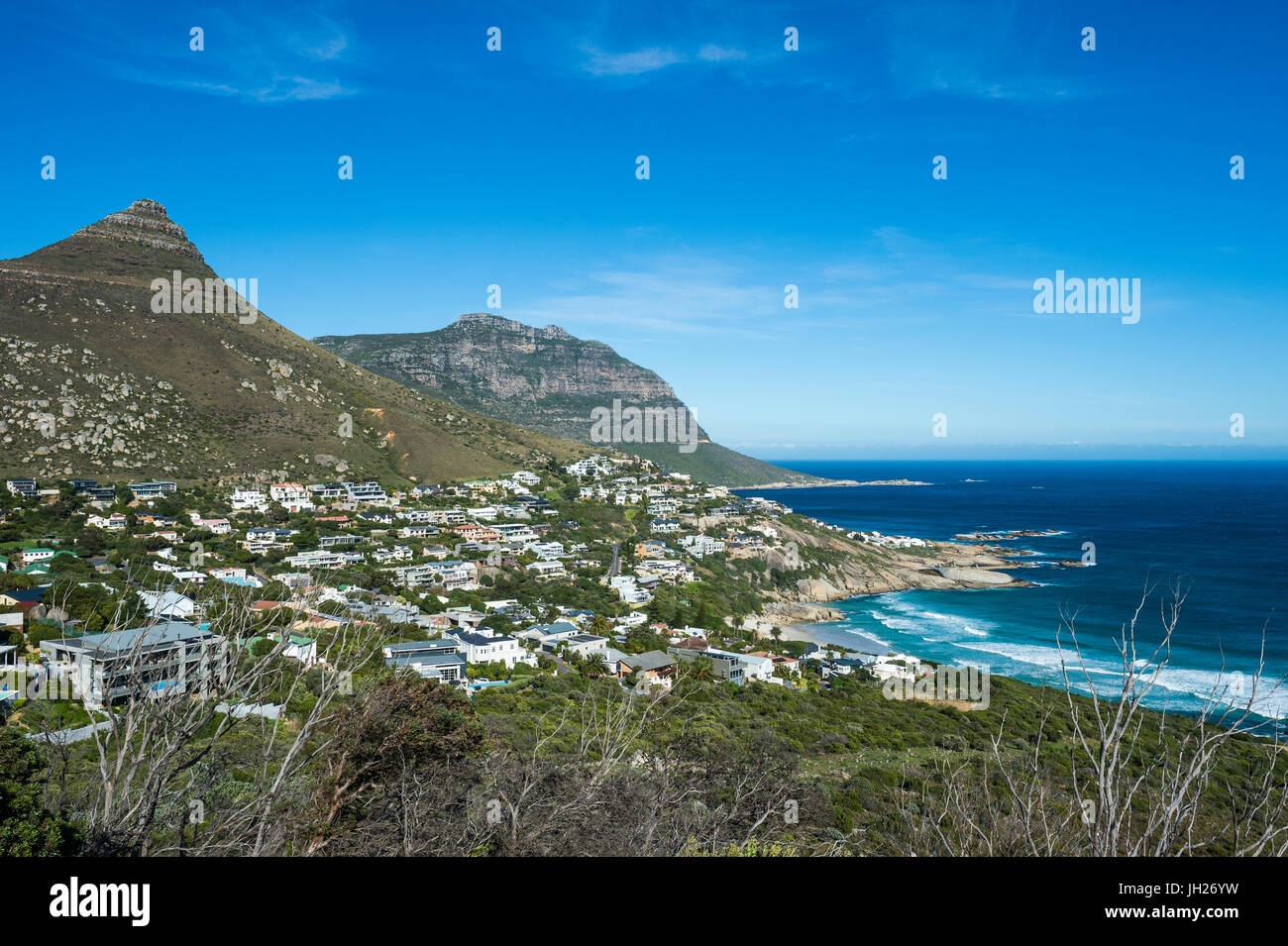 Vistas de Llandudno, Cabo de Buena Esperanza, Sudáfrica, África Foto de stock