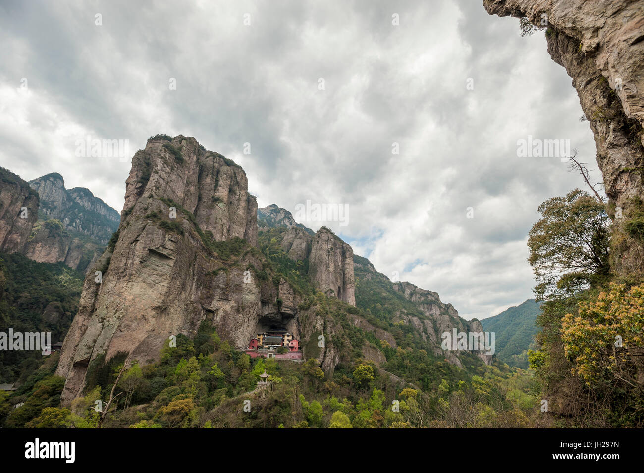 Norte Yandang zona escénica, provincia de Zhejiang, China, Asia Foto de stock