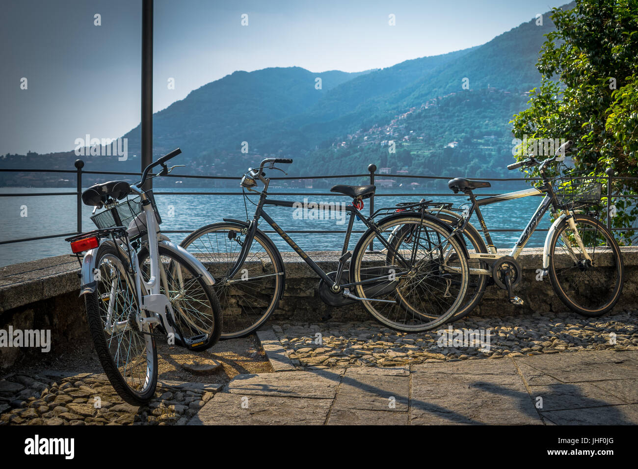 El lago Como, Como, Italia Foto de stock