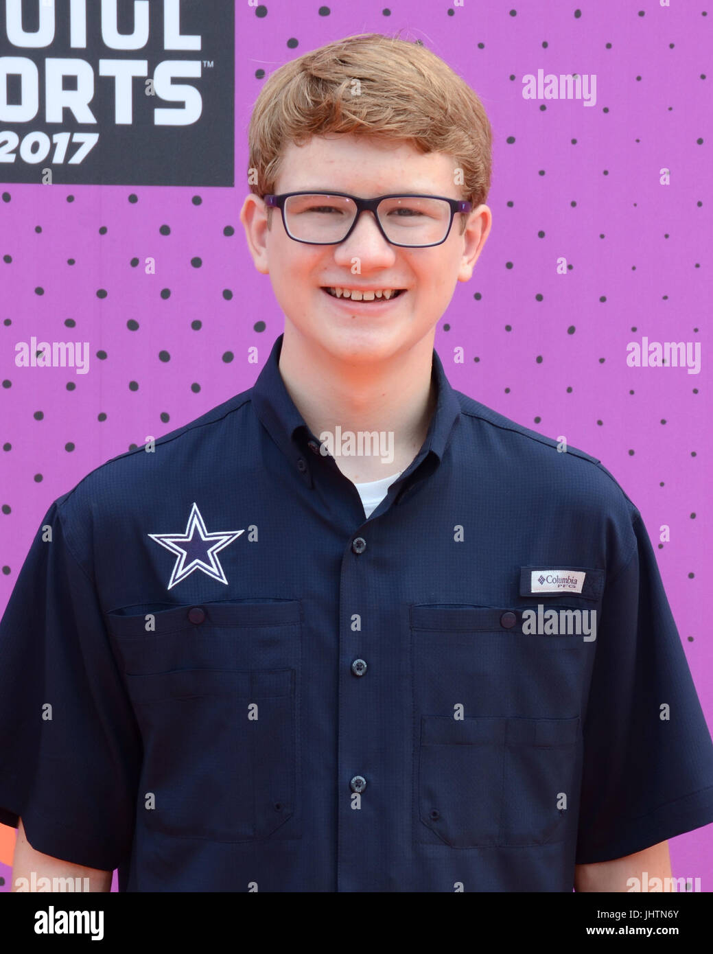 Aidan Miner asiste a 2017 Nickelodeon Kids' Choice Sports Awards Pauley ...