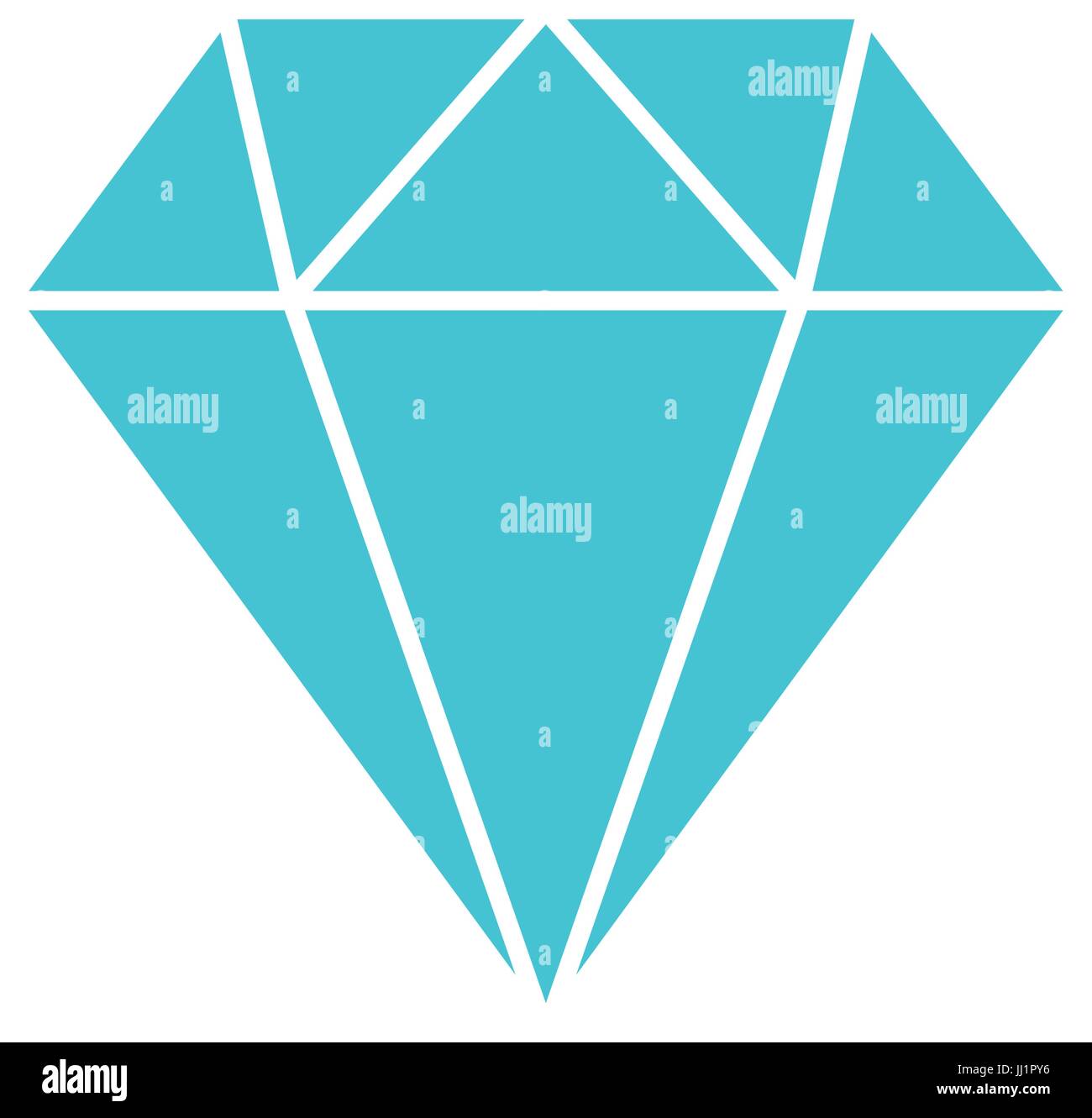 La figura del diamante icono aislado Imagen Vector de stock - Alamy