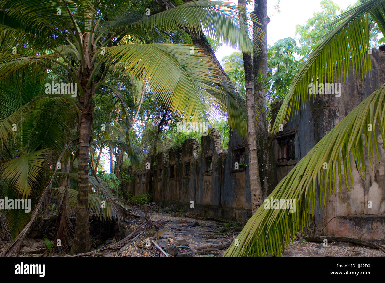 Ruinas de la antigua colonia penal de las islas de la salvación