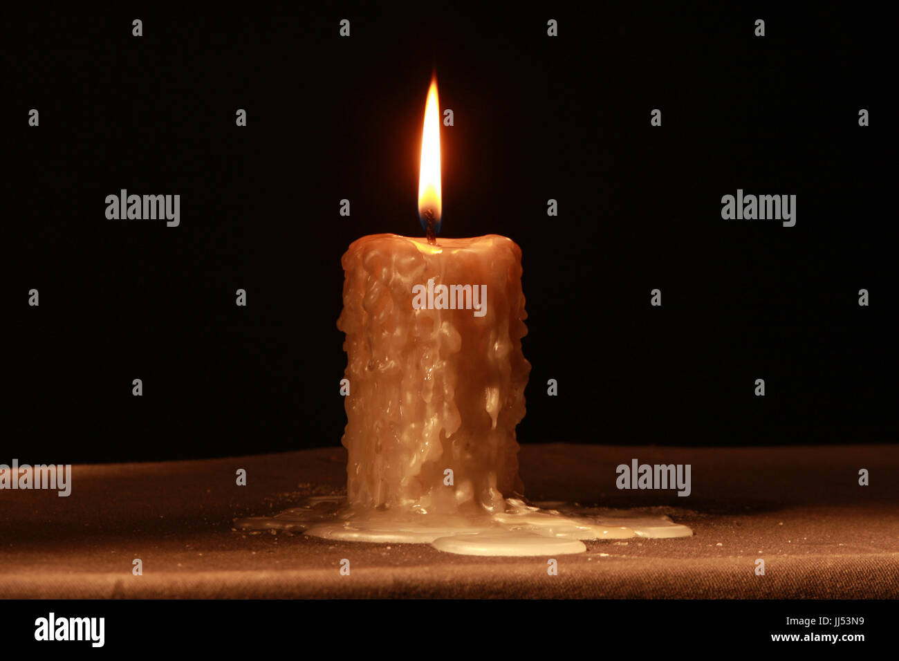 Vela encendida, Río Claro, Sao Paulo, Brasil Foto de stock