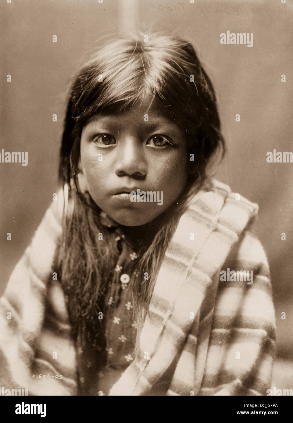 Los retratos y paisajes de Edward S. Curtis 1868 - 1952 se centran en las tribus de indios americanos nativos de la costa noroeste del Pacífico. Las fotografías tomadas por Edward Sheriff Curtis. Foto de stock