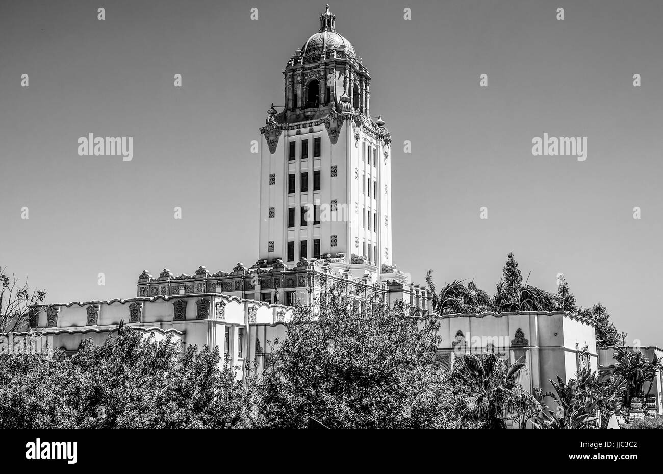 Ayuntamiento de Beverly Hills, Los Ángeles, California - 20 de abril de 2017 Foto de stock