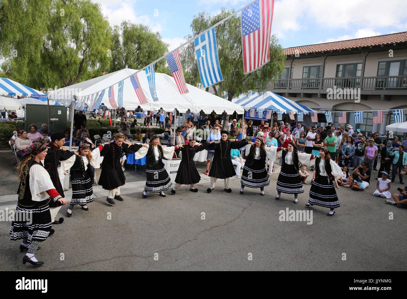 San Juan Capistrano California Usa 21 Sep 2015 Los Miembros De La Iglesia Griega Ortodoxa 