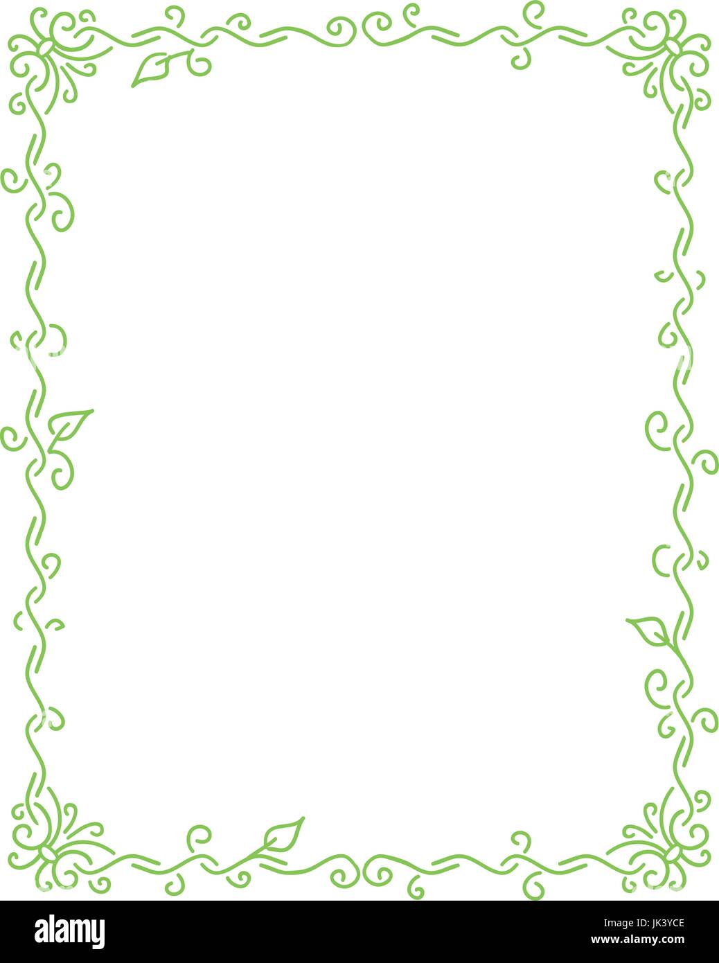 Bastidor ligero para decorar tarjetas de felicitaciones, así como para el  registro de cualquier diseño Imagen Vector de stock - Alamy