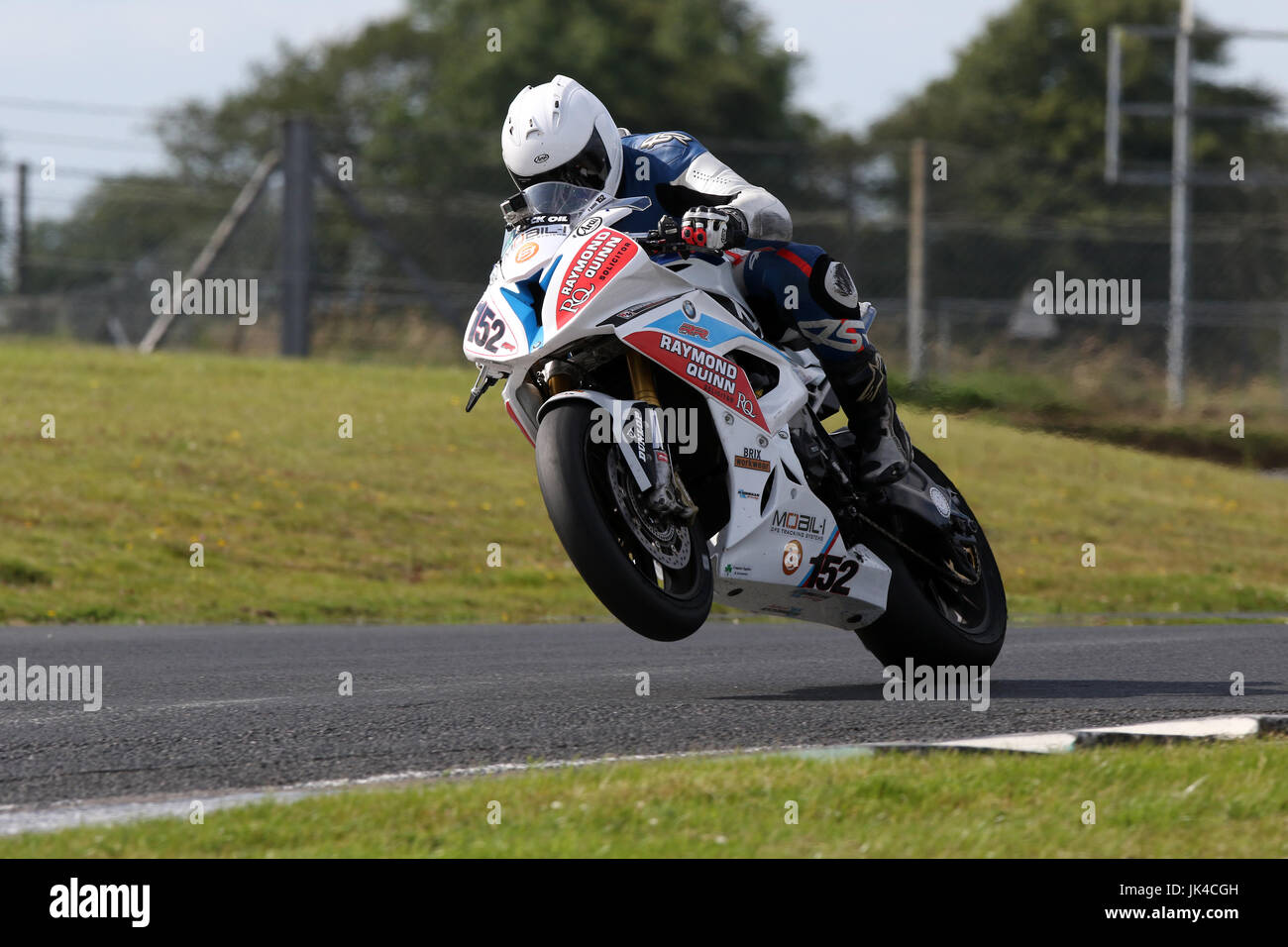 Mark O'Byrne Mondello Superbike Masters Foto de stock