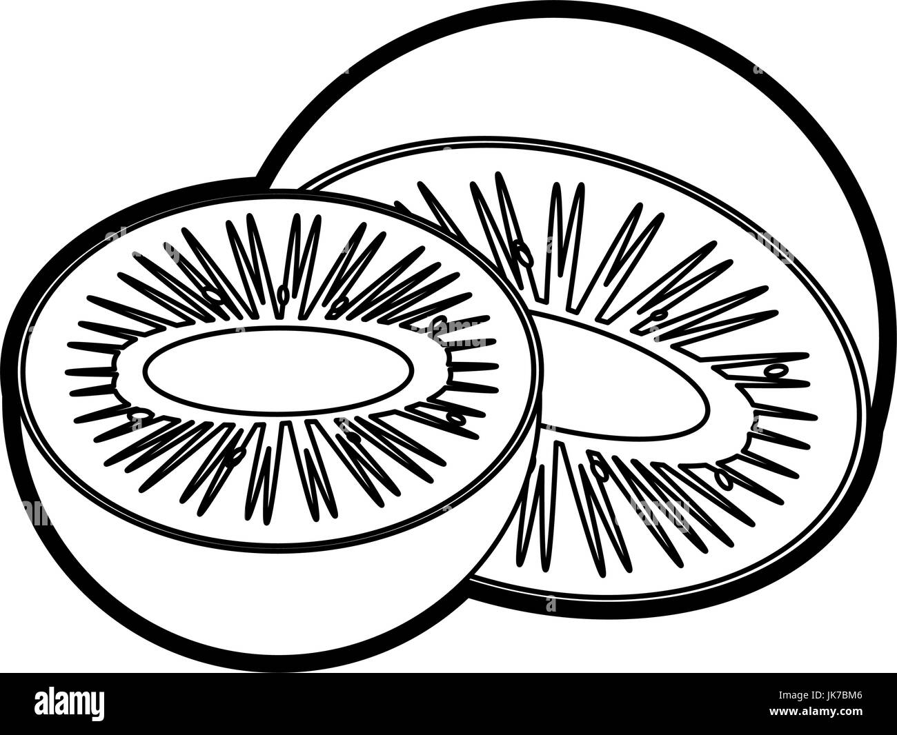 Kiwi design Imágenes de stock en blanco y negro - Alamy