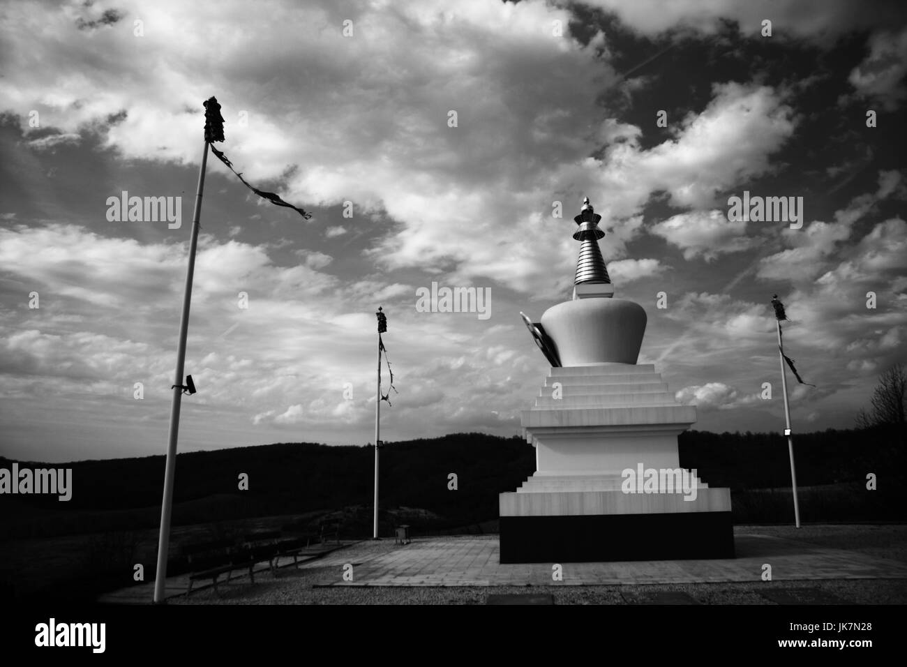 Kagyu centro Budista del Camino del Diamante en Bécske, Hungría Fotografía  de stock - Alamy