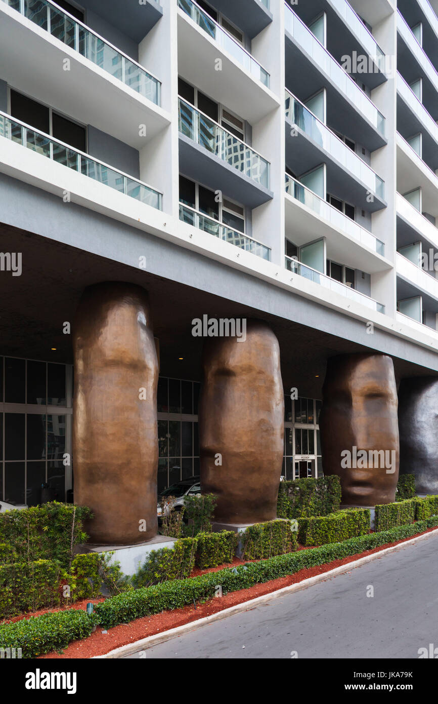 Estados Unidos Florida Miami Icon Brickell Edificio Fotografia De Stock Alamy