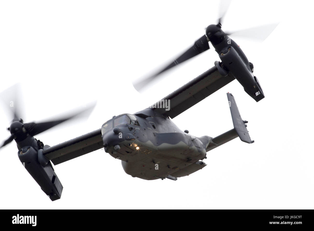 Infantería de Marina de Estados Unidos Bell Boeing V-22 Osprey tiltrotor aeronaves militares en RIAT 2017 Foto de stock