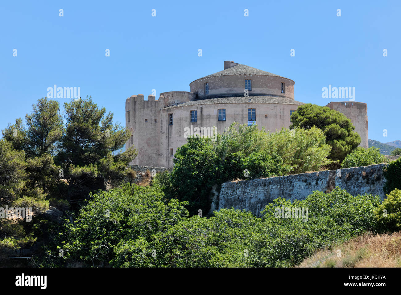La ciudadela, Saint-Florent, Haute-Corse, Córcega, Francia Foto de stock