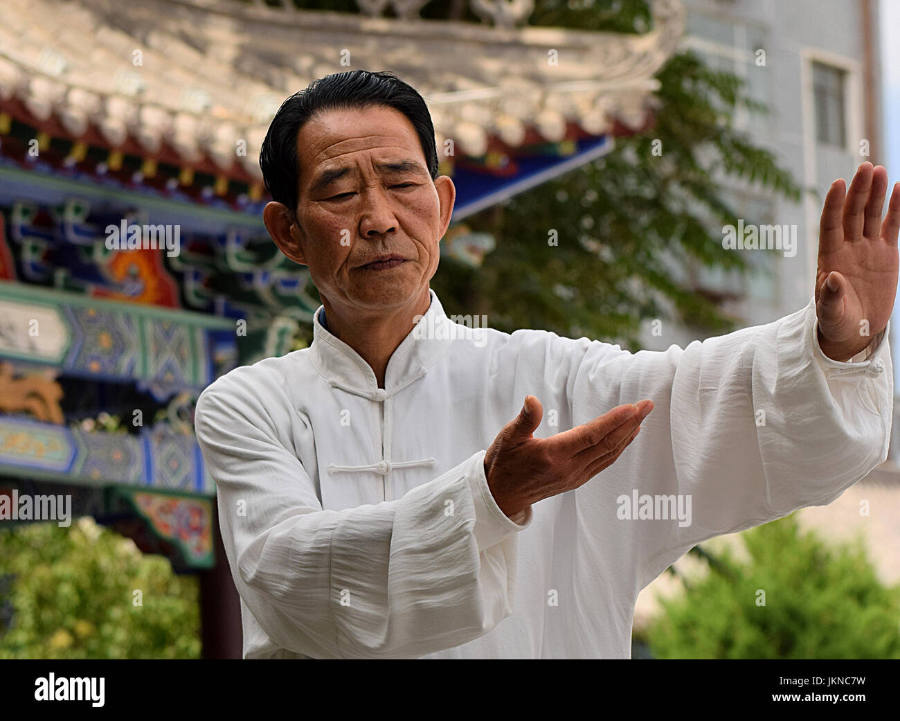 Tai chi, chi kung, maestro Fotografía de stock - Alamy