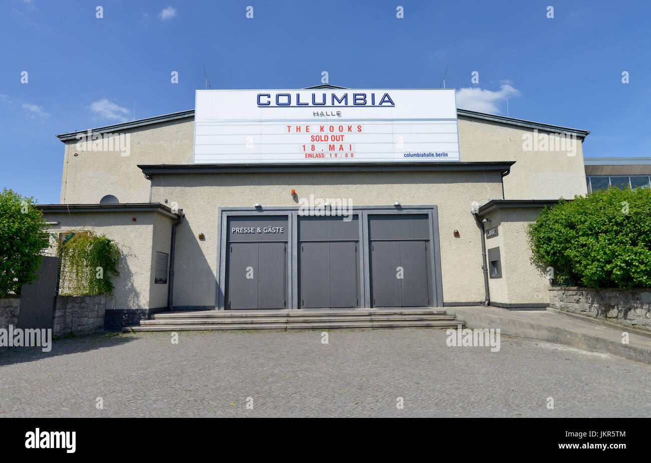 Columbia hall, Columbia dam, montaña de la cruz, Berlín, Alemania, Columbiahalle, Columbiadamm, Kreuzberg, Deutschland Foto de stock
