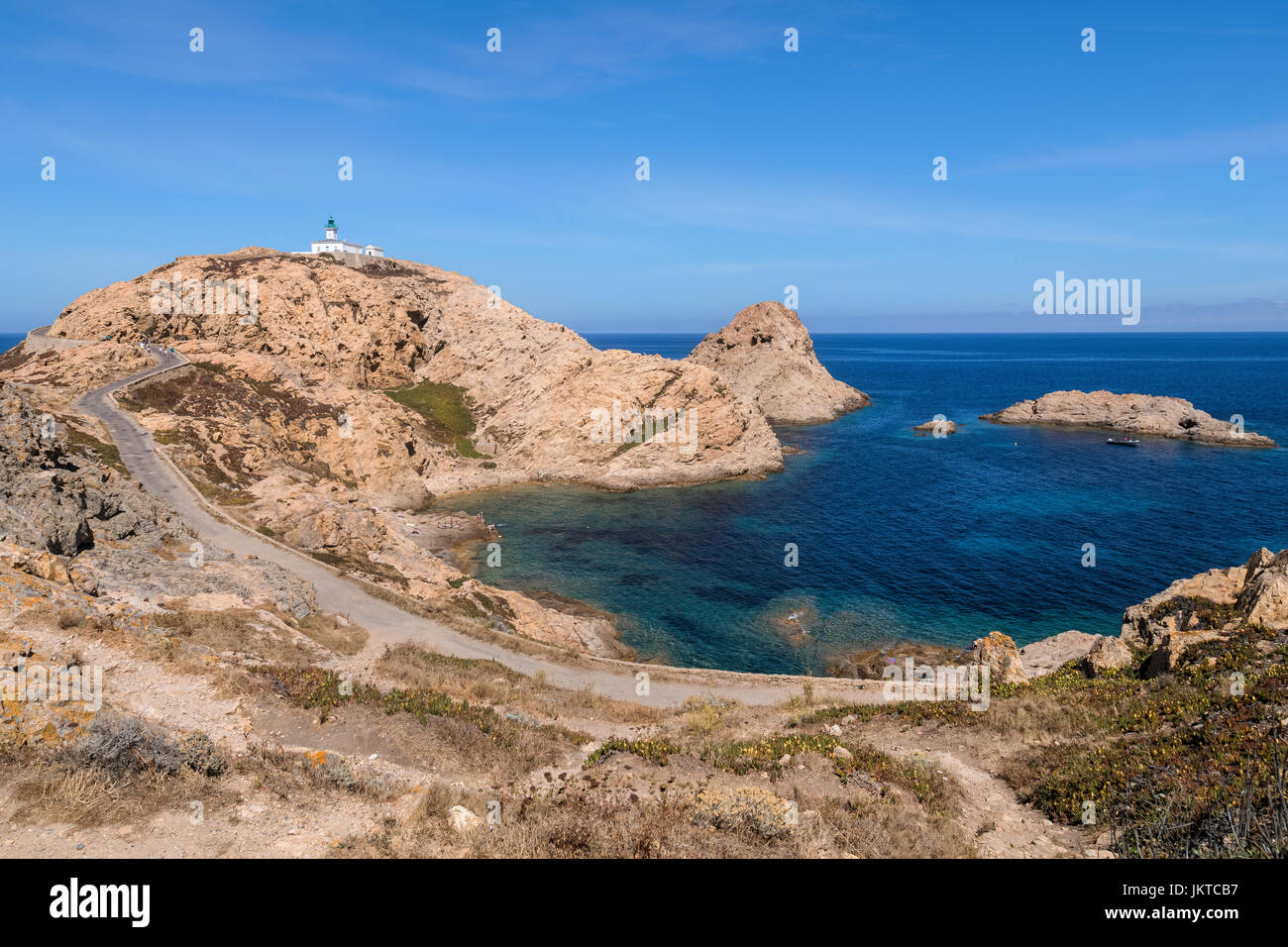 L'Ile Rousse, Balagne, Córcega, Francia Foto de stock