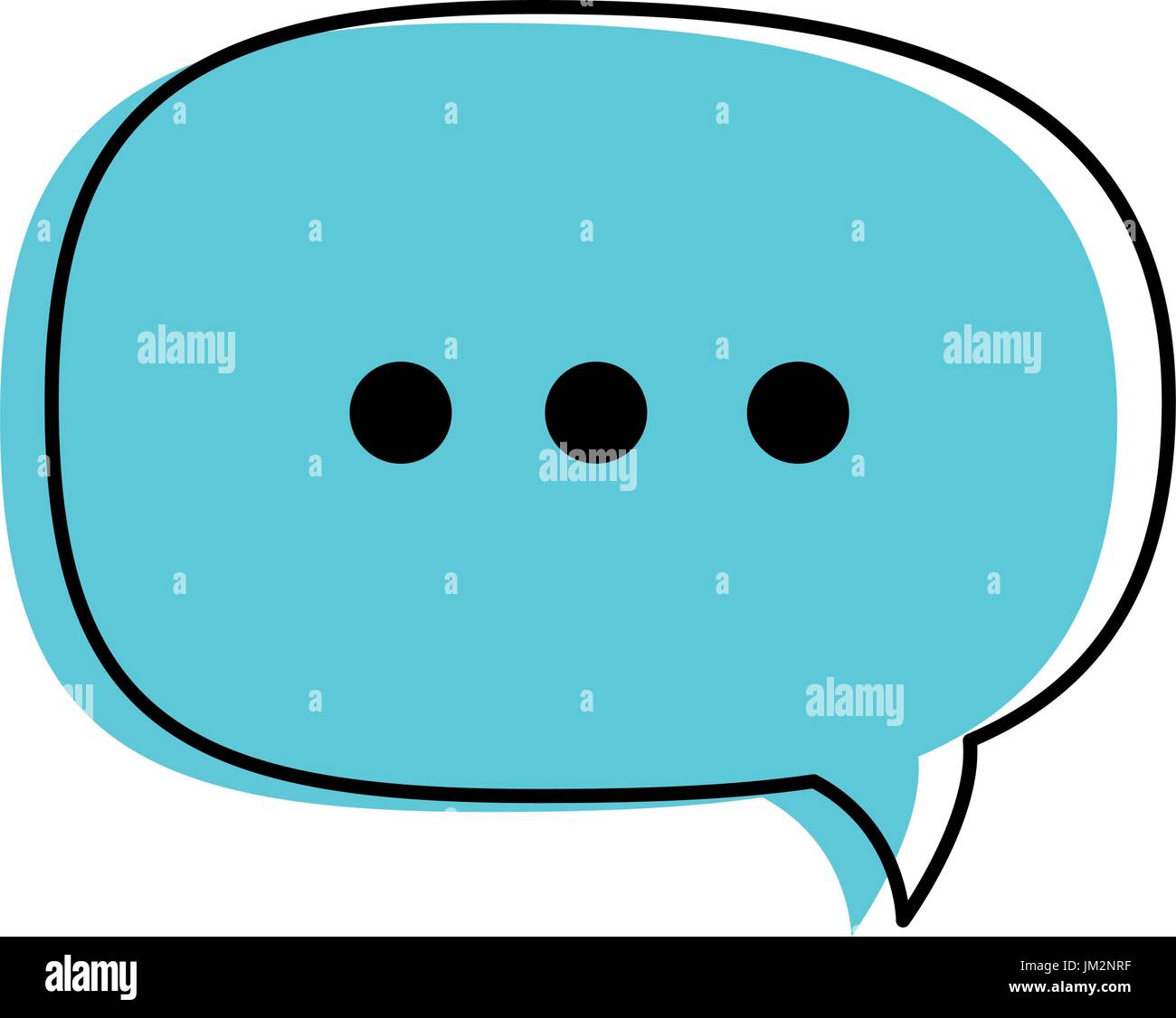 Puntos suspensivos aislado discurso bubble icon ilustración vectorial  diseño gráfico Imagen Vector de stock - Alamy