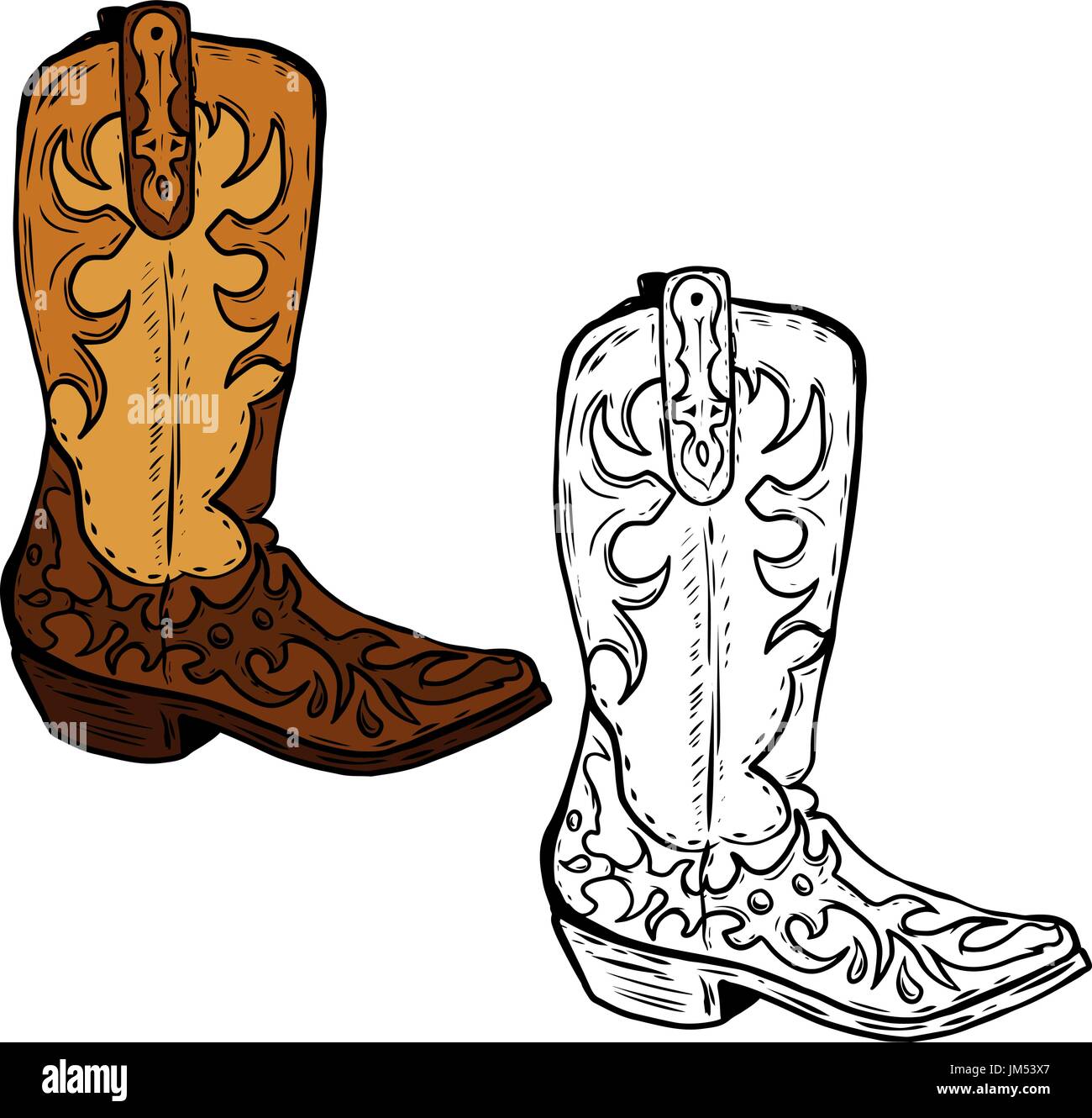 Diseño de botas vaqueras new arrivals