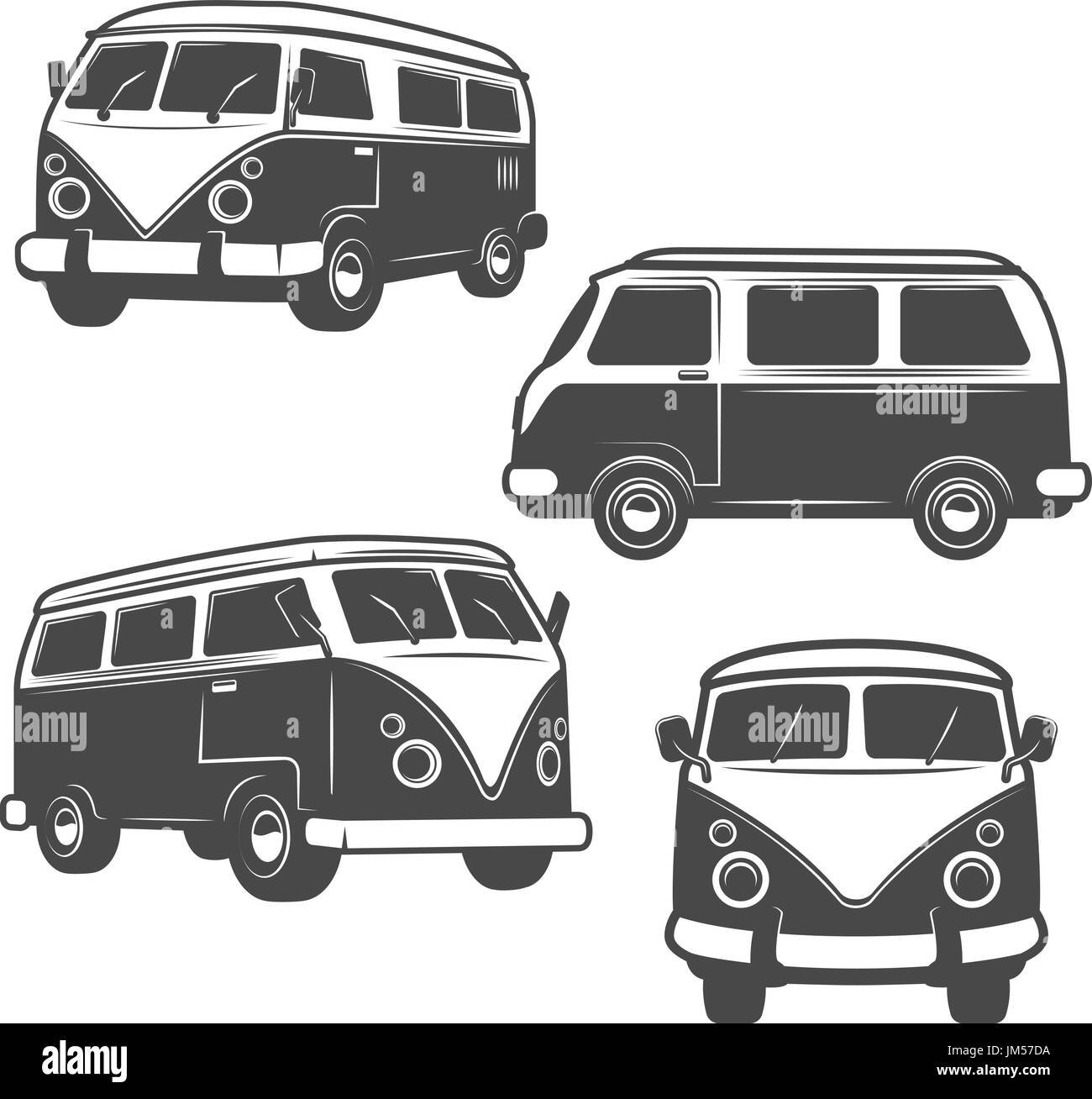 Furgoneta Hippie Imagenes De Stock En Blanco Y Negro Alamy