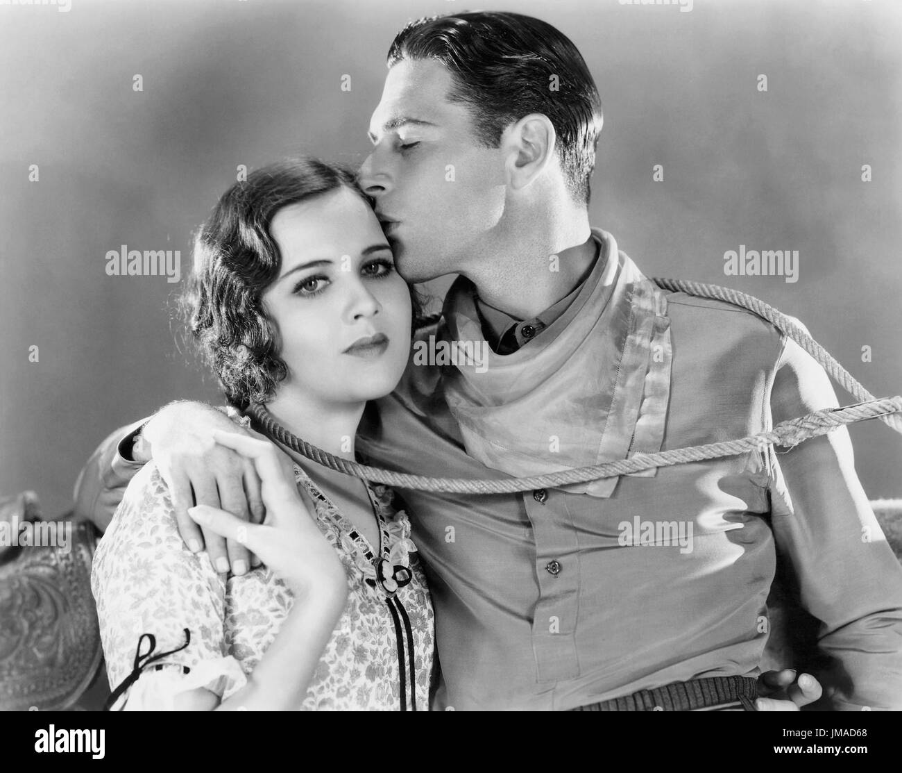 La luz de las estrellas occidentales 1930 Paramount Pictures Film con Mary Brian y Richard Arlen Foto de stock