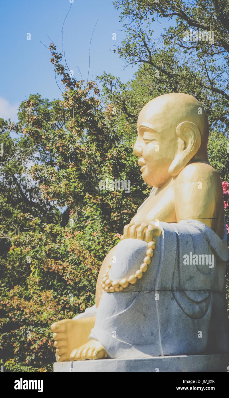 Estatua de oro de Buda Foto de stock