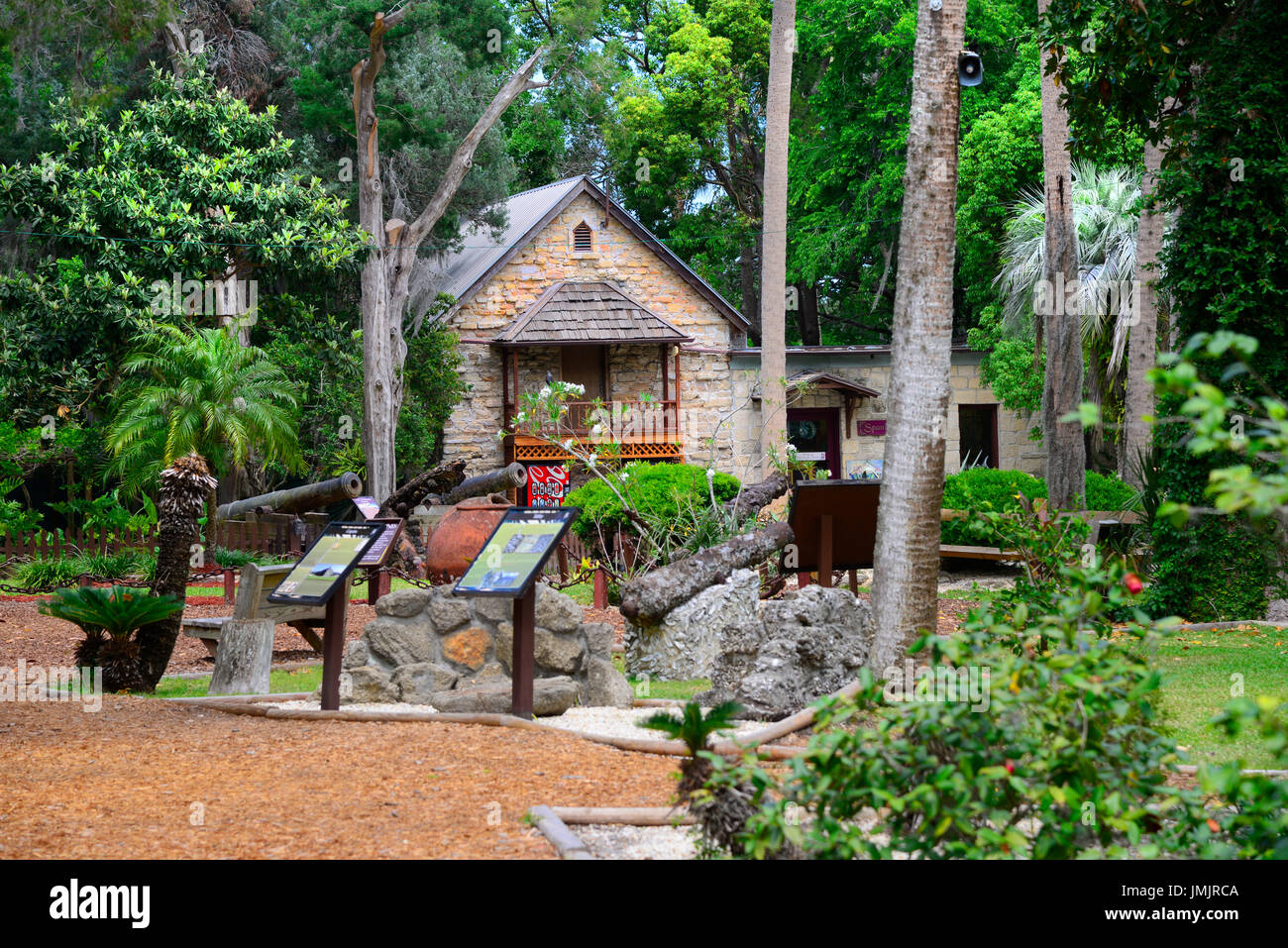 Fuente de la juventud en el histórico Parque de San Agustín, Florida