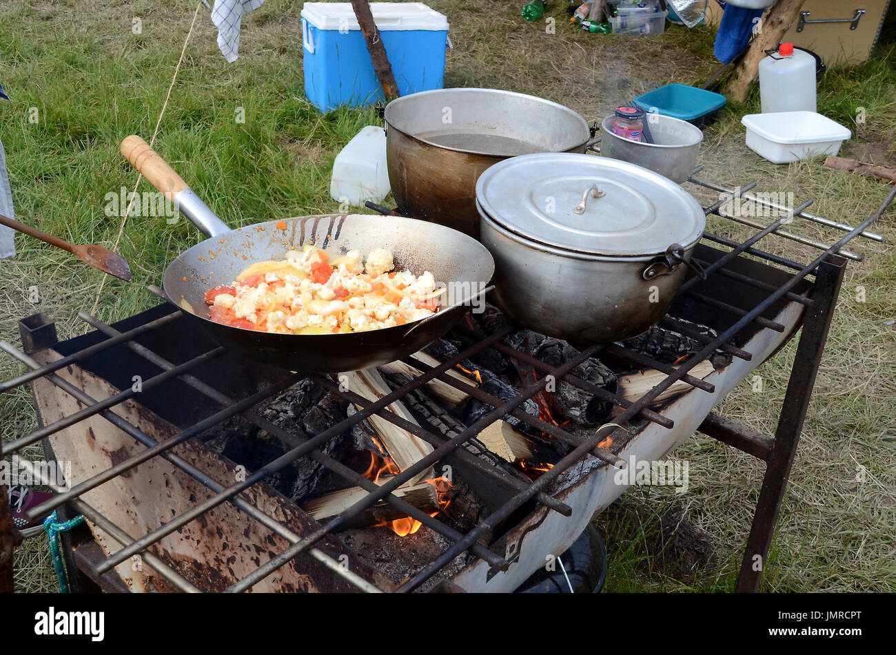Sonderborg, Dinamarca - 26 de julio, 2017: Campamento Scout Internacional 'Spejdernes Lejr 2017 Sonderborg, Dinamarca - 26 de julio, 2017: Campamento Scout Internacional 'Spejdernes Lejr 2017