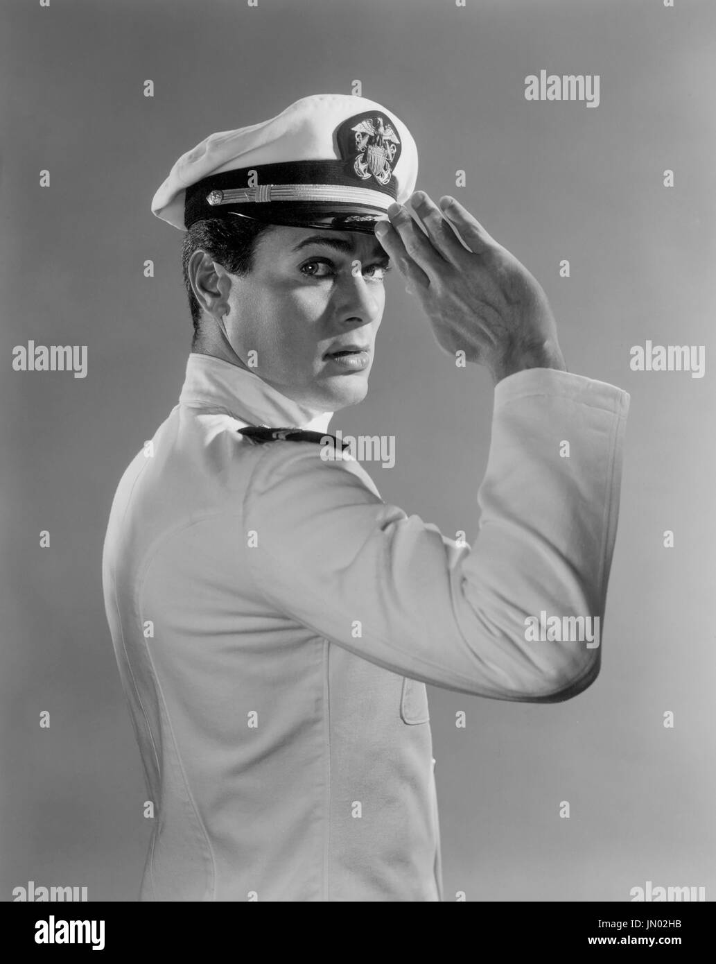 Tony Curtis, Retrato de publicidad para la película, 'Operation Petticoat', Universal Pictures, 1959. Foto de stock